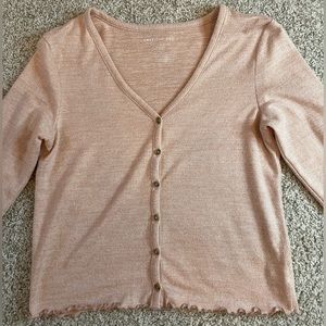 American Eagle Outfitters Soft and Sexy Long Sleeve Top